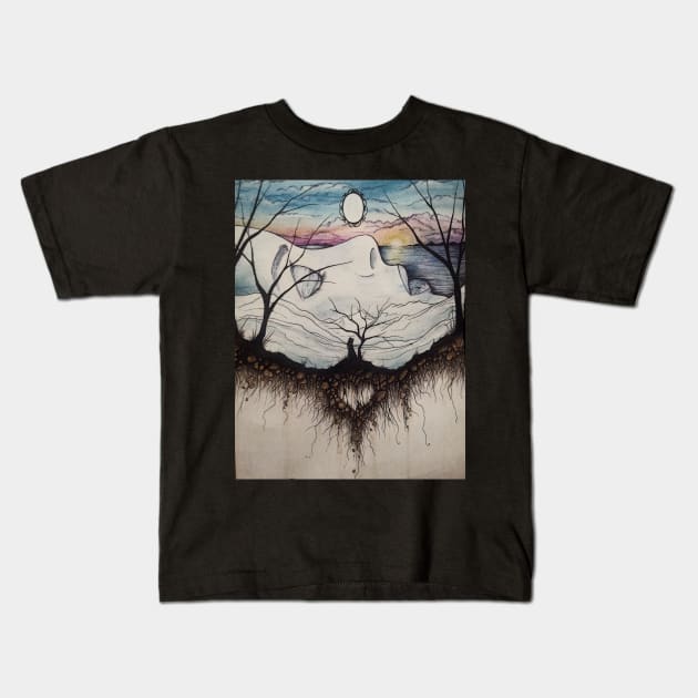 Landslide Kids T-Shirt by Twisted Shaman